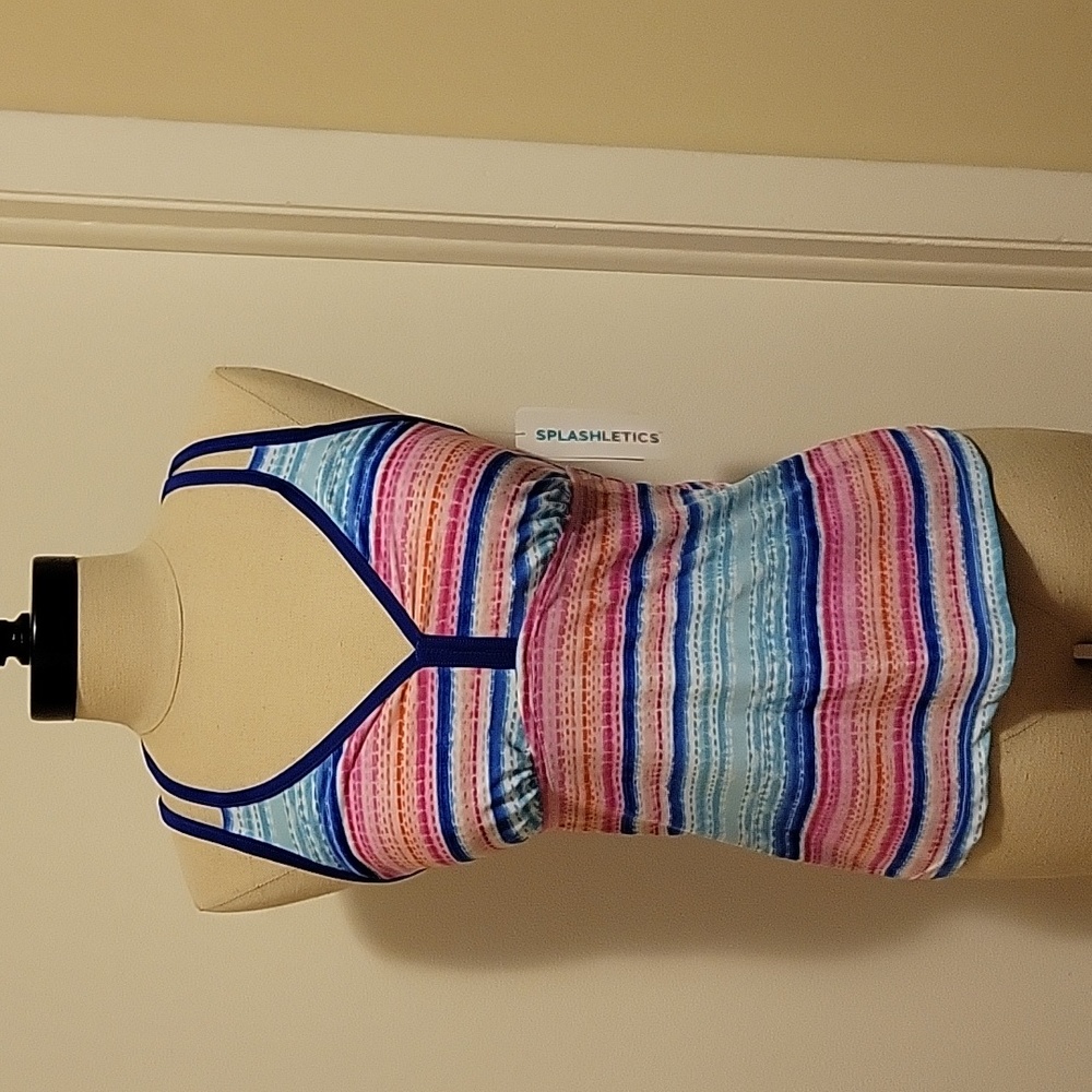 NWT: Splashletics  Tankini with Stappy Racerback
